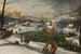 Paisaje de invierno con la huida a Egipto - Gillis Mostaert — vista de la obra