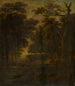 Paisaje forestal con jinetes - Gillis Rombouts — vista de la obra
