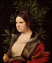 Joven mujer - Giorgione — vista de la obra
