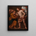 La Resurrección - Giovanni Andrea Ansaldo — cuadro enmarcado en la pared