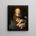 La Virgen con el Niño La Madonna de la Rosa - Giovanni Antonio Boltraffio — cuadro enmarcado en la pared