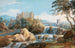 El castillo Orsini Bracciano - Giovanni Battista Busiri — vista de la obra