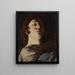 La cabeza de la Magdalena al pie de la Cruz un fragmento - Giovanni Battista Caracciolo — cuadro enmarcado en la pared