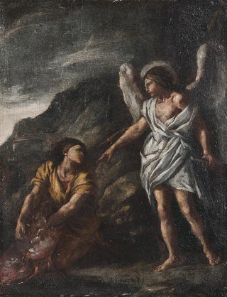 Giovanni Battista Caracciolo - Tobias And The Angel.webp