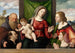 La Virgen y el Niño con santos y donantes - Giovanni Battista Cima da Conegliano — vista de la obra
