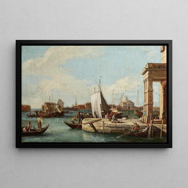 Giovanni Battista Cimaroli - Punta della Dogana Venice.webp