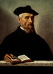 Retrato de un eclesiástico - Giovanni Battista Moroni — vista de la obra