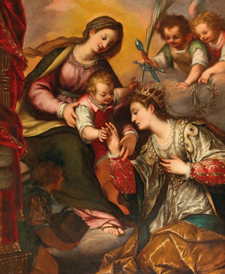 Giovanni Battista Paggi - The Mystical Marriage of Saint Catherine.webp