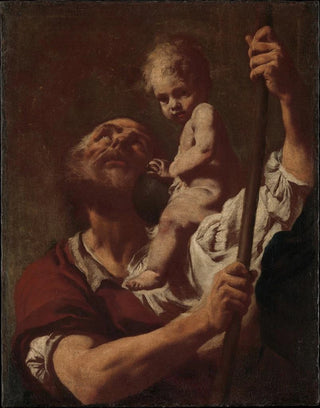 Giovanni Battista Piazzetta - Saint Christopher Carrying the Infant Christ.webp
