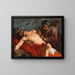 El Buen Samaritano - Giovanni Battista Piazzetta — cuadro enmarcado en la pared