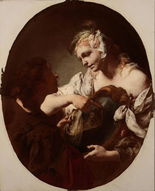 Giovanni Battista Piazzetta - The Magic Mirror.webp