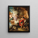 Venus en la fragua de Vulcano - Giovanni Battista Pittoni — cuadro enmarcado en la pared
