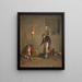 L'artiste dans son atelier - Giovanni Battista Quadrone — framed artwork on a wall