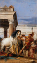 Alexandre y Bucéfalo - Giovanni Battista Tiepolo — vista de la obra