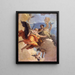 Alegoría de la virtud y de la nobleza - Giovanni Battista Tiepolo — cuadro enmarcado en la pared