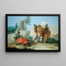 Armide abandonada por Renaud - Giovanni Battista Tiepolo — cuadro enmarcado en la pared