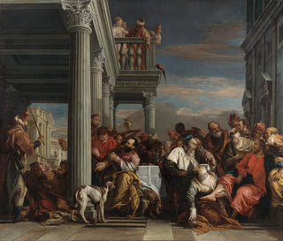 El Cristo en la casa de Simón el Fariseo - Giovanni Battista Tiepolo — vista de la obra