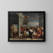 El Cristo en la casa de Simón el Fariseo - Giovanni Battista Tiepolo — cuadro enmarcado en la pared