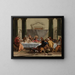 La Última Cena - Giovanni Battista Tiepolo — cuadro enmarcado en la pared