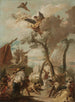 The Hebrews Gathering Manna in the Desert, sketch - Giovanni Battista Tiepolo — artwork view
