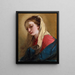 Marie-Madeleine vista de tres cuartos, cubierta con un lienzo blanco - Giovanni Battista Tiepolo — cuadro enmarcado en la pared