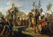 La reina Zenobia dirigiéndose a sus soldados - Giovanni Battista Tiepolo — vista de la obra