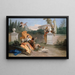 Renaud y Armide en su jardín - Giovanni Battista Tiepolo — cuadro enmarcado en la pared