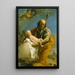 San José y el Niño Jesús - Giovanni Battista Tiepolo — cuadro enmarcado en la pared