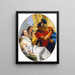 Escena de la historia antigua - Giovanni Battista Tiepolo — cuadro enmarcado en la pared