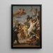 Estudio para La Muerte de San Sebastián para el monasterio agustiniano de Diessen, Alemania - Giovanni Battista Tiepolo — cuadro enmarcado en la pared
