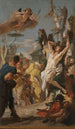 Estudio para La Muerte de San Sebastián para el monasterio agustiniano de Diessen, Alemania - Giovanni Battista Tiepolo — vista de la obra