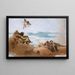Study for a ceiling with the personification of the Council - Giovanni Battista Tiepolo — framed artwork on a wall