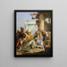 L'Adoración de los Reyes Magos - Giovanni Battista Tiepolo — cuadro enmarcado en la pared