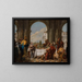 El banquete de Cleopatra - Giovanni Battista Tiepolo — cuadro enmarcado en la pared