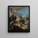La batalla de Vercellae - Giovanni Battista Tiepolo — cuadro enmarcado en la pared