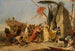 La Encuentro de Antoine y Cleopatra - Giovanni Battista Tiepolo — vista de la obra