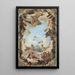 Richesse et bienfaits de la monarchie espagnole sous Charles III - Giovanni Battista Tiepolo — framed artwork on a wall