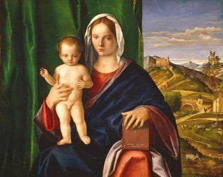 Virgen con el Niño - Giovanni Bellini — vista de la obra