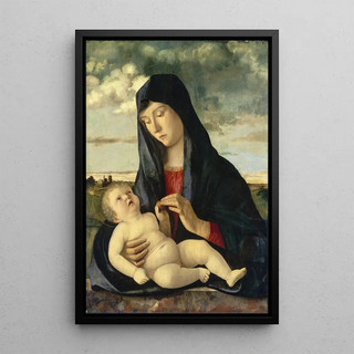 Giovanni Bellini - Madonna and Child in a Landscape.webp