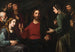 El Cristo en la casa de María y Marta - Giovanni Bernardino Azzolino — vista de la obra