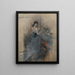 En la esquina del fuego - Giovanni Boldini — cuadro enmarcado en la pared
