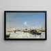 L'île de San Giorgio à Venise - Giovanni Boldini — cuadro enmarcado en la pared