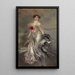 Retrato de Marthe Régnier - Giovanni Boldini — cuadro enmarcado en la pared