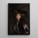 Portrait painting of Mademoiselle Anita Stewart - Giovanni Boldini — framed artwork on a wall