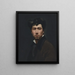 Retrato de un joven - Giovanni Boldini — cuadro enmarcado en la pared