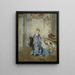 The Last Look in the Mirror - Giovanni Boldini — framed artwork on a wall