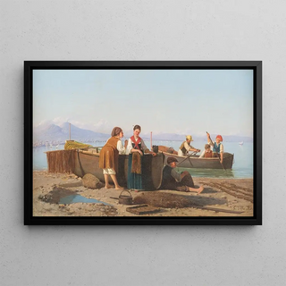 Giovanni Della Rocca - Fisherfolk in the bay of Naples.webp