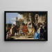 A countryside dance - Giovanni Domenico Tiepolo — framed artwork on a wall