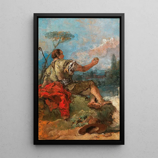 Giovanni Domenico Tiepolo - Paris holding an apple.webp