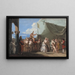 The Triumph of Pulcinella - Giovanni Domenico Tiepolo — framed artwork on a wall